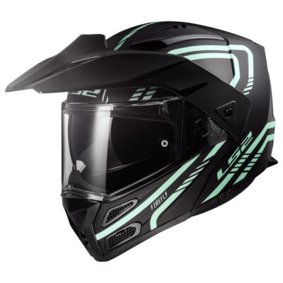 LS2 FF324 METRO EVO FIREFLY výklopná adv. helma matná-limet